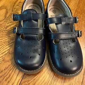 Girls 9.5 Navy Footmates
